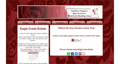 Desktop Screenshot of eaglecreekestate.com