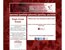 Tablet Screenshot of eaglecreekestate.com